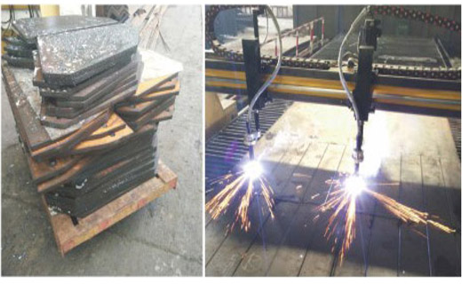 雙等離子切割現(xiàn)場(chǎng)